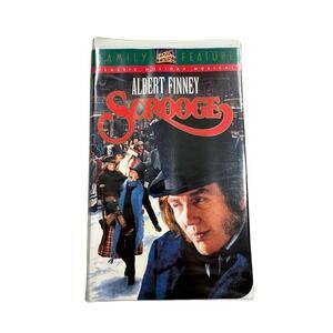 Scrooge Albert Finney Stars In A Classic Musical Tale VHS Tape Fox Video